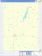 Brown County, SD Digital Map Basic Style