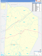 Brunswick County, VA Digital Map Basic Style