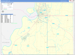 Buchanan County, MO Digital Map Basic Style