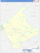 Buchanan County, VA Digital Map Basic Style