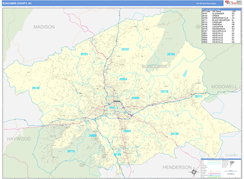 Buncombe County, NC Digital Map Basic Style