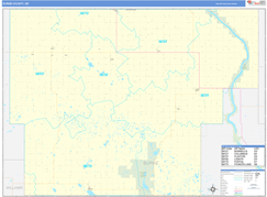 Burke County, ND Digital Map Basic Style