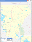 Burnet County, TX Digital Map Basic Style