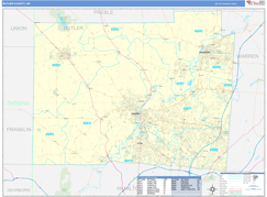 Butler County, OH Digital Map Basic Style
