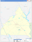 Butts County, GA Digital Map Basic Style