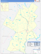 Caledonia County, VT Digital Map Basic Style