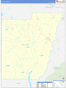 Calhoun County, FL Digital Map Basic Style