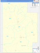 Calhoun County, MS Digital Map Basic Style