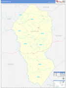 Calhoun County, WV Digital Map Basic Style