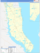 Calvert County, MD Digital Map Basic Style
