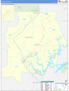 Campbell County, TN Digital Map Basic Style