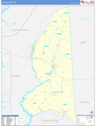 Caroline County, MD Digital Map Basic Style