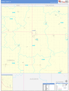 Carroll County, IA Digital Map Basic Style