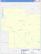 Carroll County, IN Digital Map Basic Style