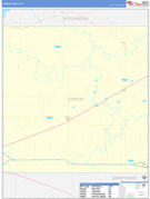 Carson County, TX Digital Map Basic Style
