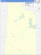 Carter County, MT Digital Map Basic Style