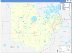 Carver County, MN Digital Map Basic Style