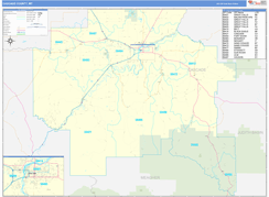 Cascade County, MT Digital Map Basic Style