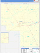 Cass County, IN Digital Map Basic Style