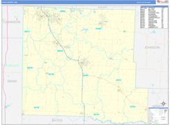 Cass County, MO Digital Map Basic Style