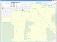 Cassia County, ID Digital Map Basic Style