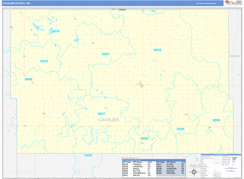 Cavalier County, ND Digital Map Basic Style