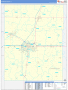 Champaign County, IL Digital Map Basic Style