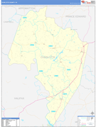Charlotte County, VA Digital Map Basic Style