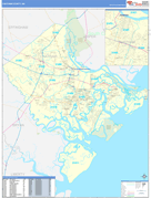 Chatham County, GA Digital Map Basic Style