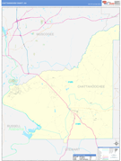 Chattahoochee County, GA Digital Map Basic Style