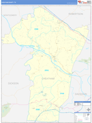 Cheatham County, TN Digital Map Basic Style
