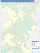 Chelan County, WA Digital Map Basic Style