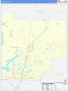 Cherokee County, GA Digital Map Basic Style