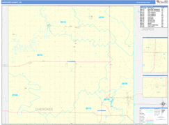 Cherokee County, KS Digital Map Basic Style