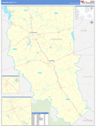Cherokee County, TX Digital Map Basic Style