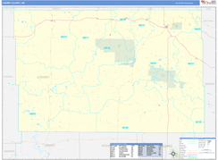 Cherry County, NE Digital Map Basic Style