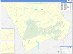 Chesterfield County, SC Digital Map Basic Style