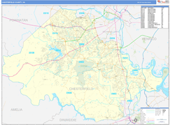 Chesterfield County, VA Digital Map Basic Style