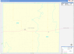 Cheyenne County, KS Digital Map Basic Style