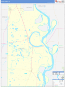 Chicot County, AR Digital Map Basic Style