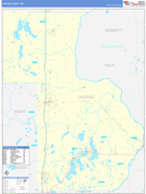 Chisago County, MN Digital Map Basic Style
