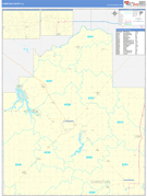 Christian County, IL Digital Map Basic Style