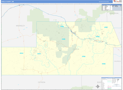 Cibola County, NM Digital Map Basic Style