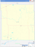 Clark County, KS Digital Map Basic Style