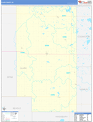 Clark County, SD Digital Map Basic Style