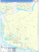 Clark County, WA Digital Map Basic Style