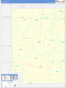 Clark County, WI Digital Map Basic Style