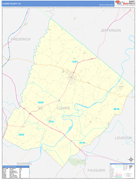 Clarke County, VA Digital Map Basic Style