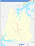 Clinton County, KY Digital Map Basic Style