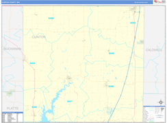 Clinton County, MO Digital Map Basic Style